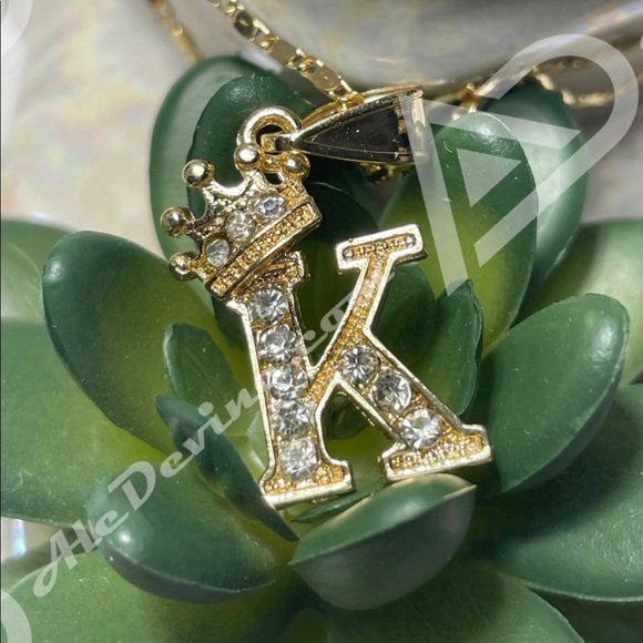 K Initial set (gold plated) - Picture 4 of 5